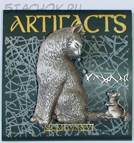 Брошь "Дружба Кошки и мышки" под олово