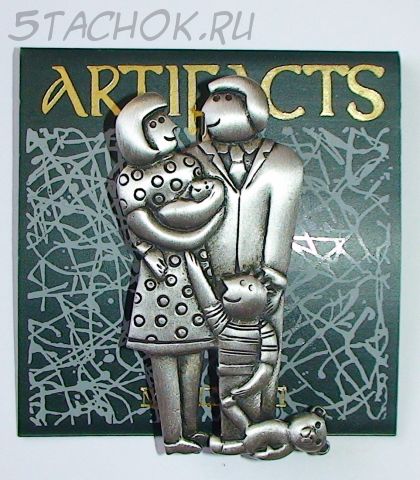 Брошь "Семейное счастье" (JJ США)