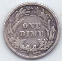 1 дайм 1910 г. США