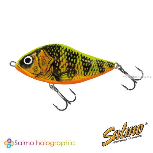 Воблер Salmo SLIDER F 50 цвет GFP / до 0,5 м