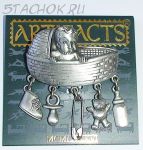 Брошь "Запасливый малыш" под олово