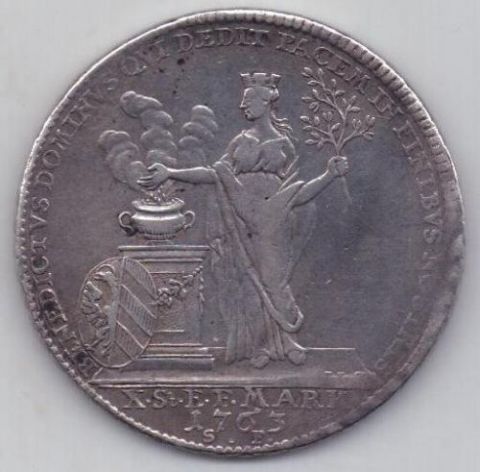 талер 1763 г. Нюрнберг (Германия) Св.Римская империя
