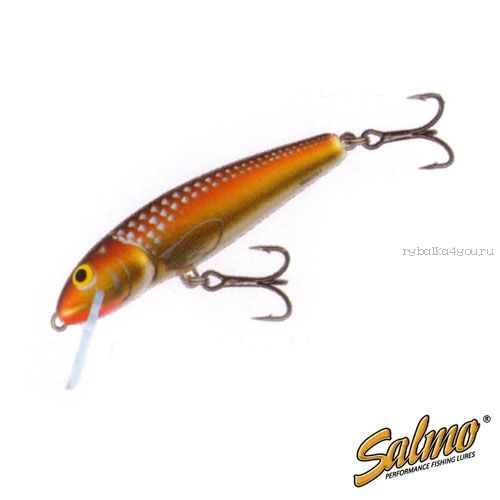 Воблер Salmo MINNOW F 90 цвет GM / до 1.2 м