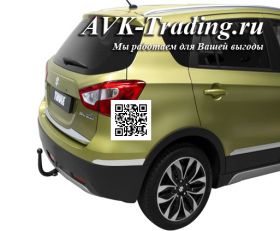 Фаркоп Thule 580500 для Suzuki SX4 S-Cross (2013–) с быстросъёмным крюком-автоматом BMA