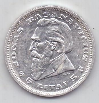 5 лит 1936 г. Литва