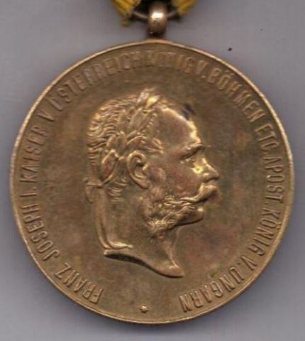 медаль 1873 г. редкий тип. Австрия