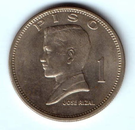 1 песо 1974 г. Филиппины