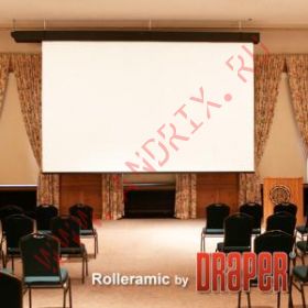 Экран с электроприводом Draper Rolleramic 376x503 MW (3:4)
