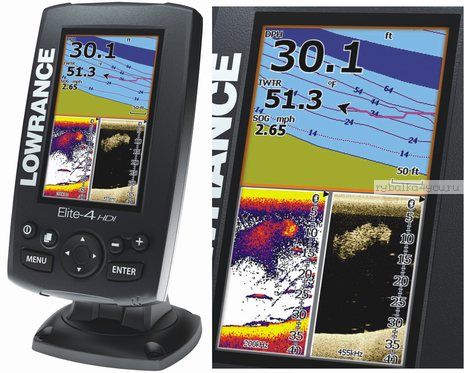 Эхолот Lowrance Elite-4 HDI