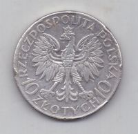 10 злотых 1933 г. Польша