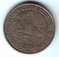 1 песо 1974 г. Мексика