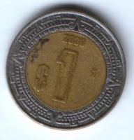 1 песо 2008 г. Мексика
