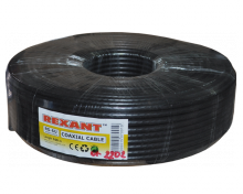 Кабель RG-6.75 Om.100m.Цвет-Черный.Rexant.OUTDOOR