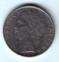 100 лир 1956 г. Италия