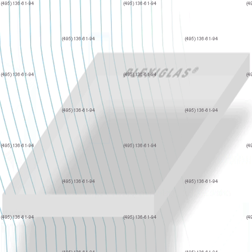 Стекло органическое бесцветное Plexiglas XT лист 2050*3050 мм толщина 25мм