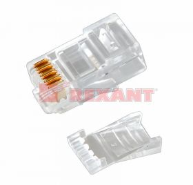 Джек RJ-45 8P8C CAT 6 (со вставкой) REXANT