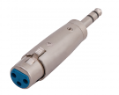 ПЕРЕХОДНИК гнездо XLR CANON - штекер 6.3мм REXANT