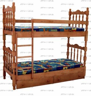 Кровать двухъярусная Шрек 2 (ВМК Шале)