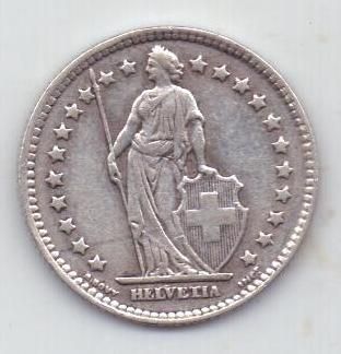 1 франк 1940 г.Швейцария