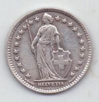 1 франк 1940 г.Швейцария