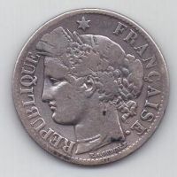 2 франка 1871 г.Франция