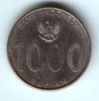 1000 рупий 2010 г. Индонезия