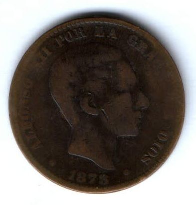 10 сантимов 1878 г. Испания