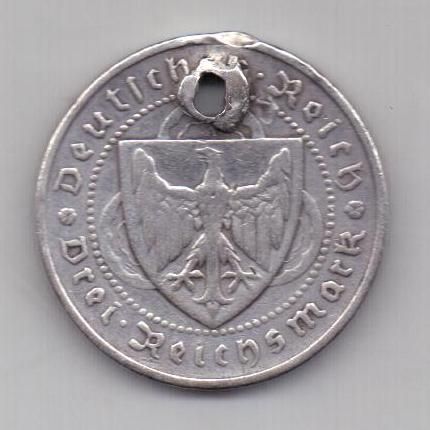 3 марки 1930 г. Германия(Фогельвейде)