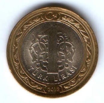 1 лира 2013 г. Турция
