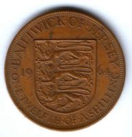 1/12 шиллинга 1964 г. Джерси Великобритания