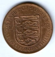 1/12 шиллинга 1946 г. Джерси Великобритания