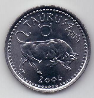 10 шиллингов 2006 года Телец Сомали