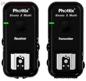 Проводной и радио синхронизатор вспышек Phottix Strato II 2.4 GHz 5 в 1 для всех камер Nikon