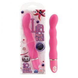 Силиконовый вибратор Lia Magic Wand Pink 4560-10BXSE