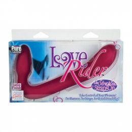 Силиконовый страпон без ремней Love Rider Raspberry 1560-11CDSE