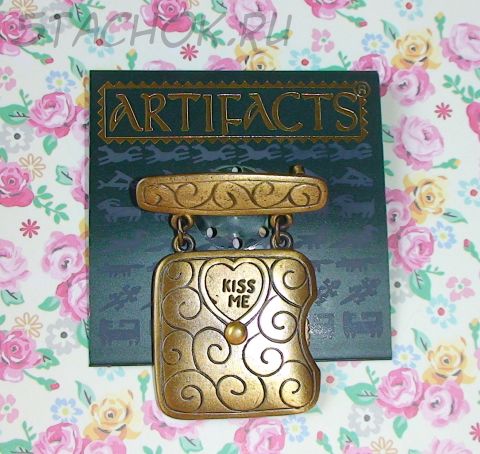 Брошь "Статус настроения" под бронзу