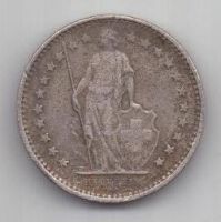 1  2 франка 1879 г. Швейцария
