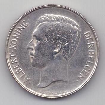 2 франка 1912 г. редкий год.  Бельгия