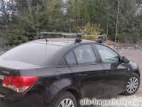 Багажник на крышу Chevrolet Cruze, Атлант, прямоугольные дуги