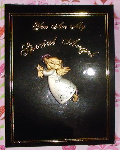 Брошь "Ты мой особенный ангелочек!" под матовое золото/серебро