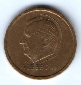 20 франков 1996 г. Бельгия