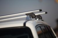 Багажник на крышу - аэродинамические дуги на рейлинги Suzuki SX4, Евродеталь