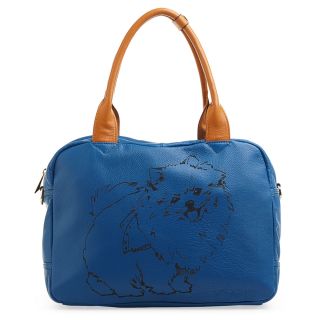 24044/2 FD кожа алче син./вакета рыж./дог Ц (сумка жен.)