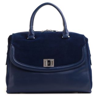 3198 FD кожа /замша син. Ц (сумка жен.)