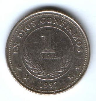 1 кордоба 1997 г. Никарагуа