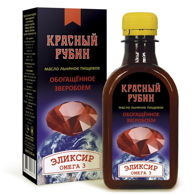 Масло льняное «Красный Рубин»