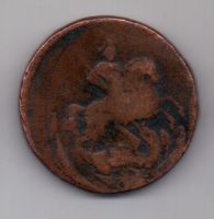 2 копейки 1758 г. Редкий брак !