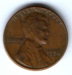 1 цент 1956 г. США