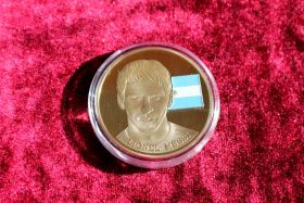 Монета футбольная коллекционная Месси (Messi)