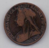 пенни 1901 г. Великобритания